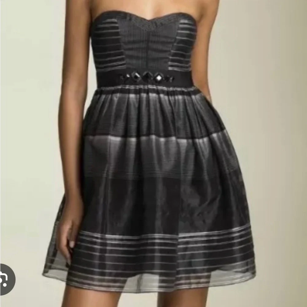 BCBGMaxAzria Vintage Strapless Cocktail Dress - Picture 1 of 5